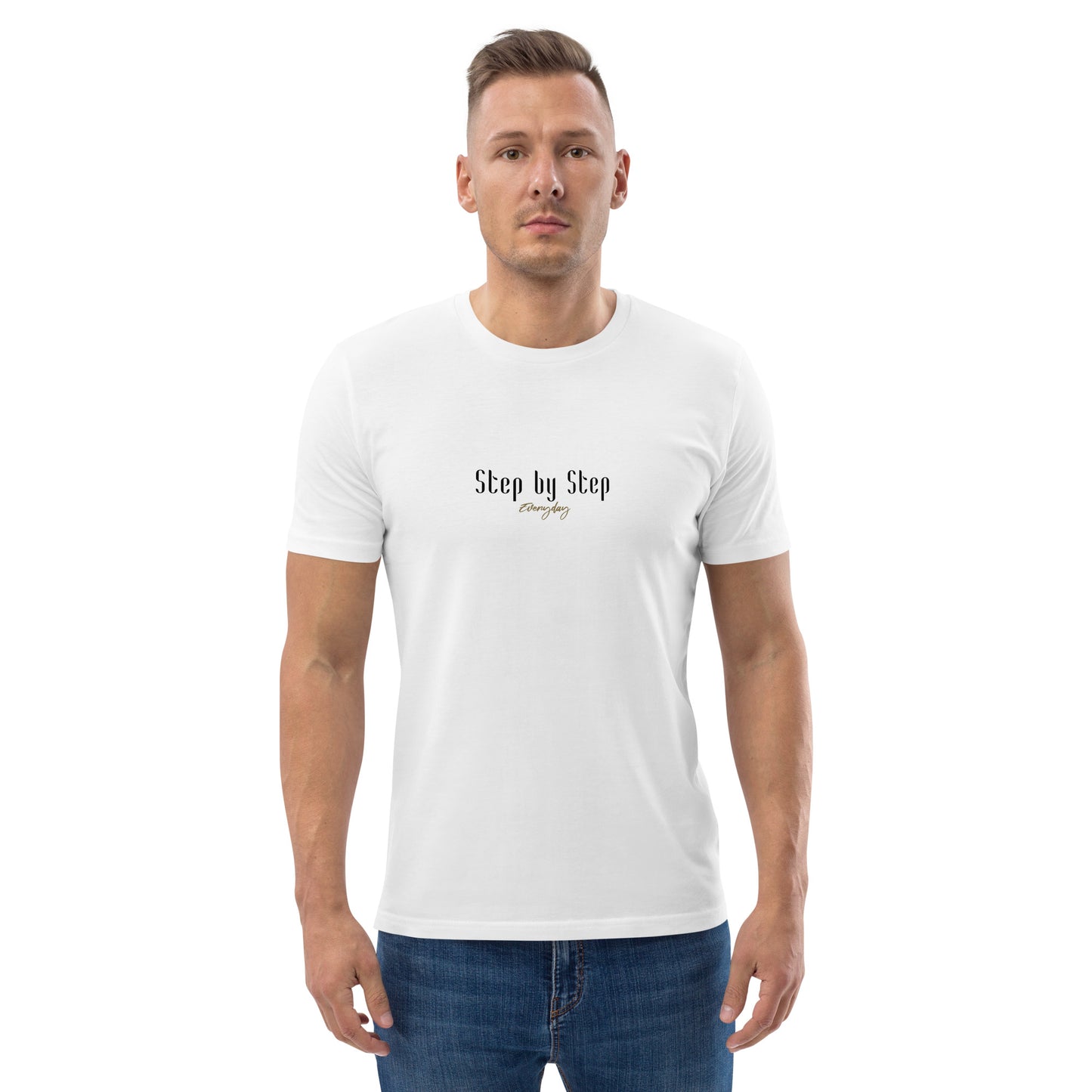 "Step by Step" Shirt Unisex (weiß)