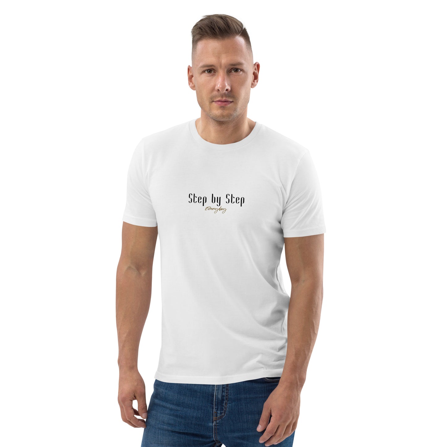 "Step by Step" Shirt Unisex (weiß)