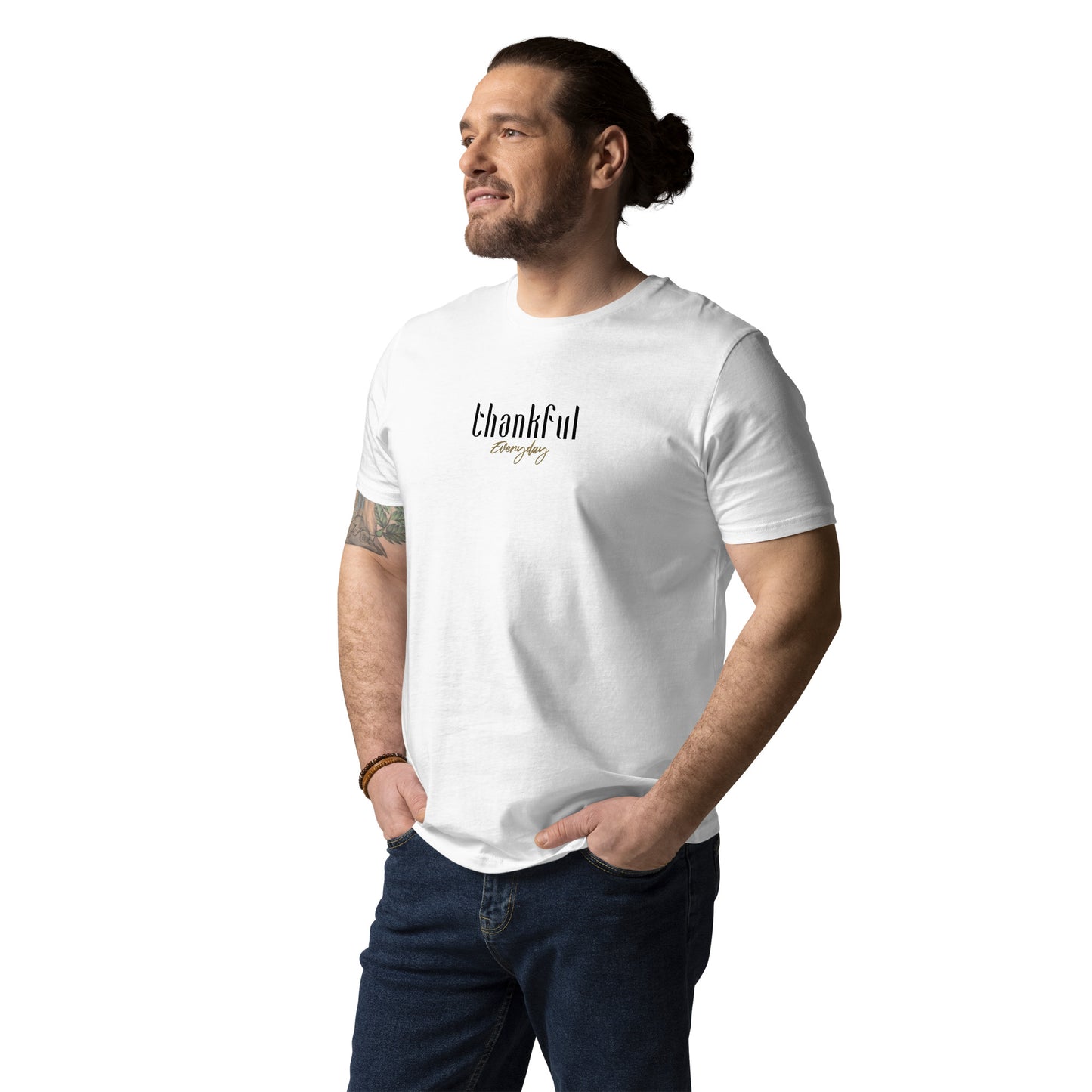 "Thankful Everyday" Shirt Unisex (weiß)
