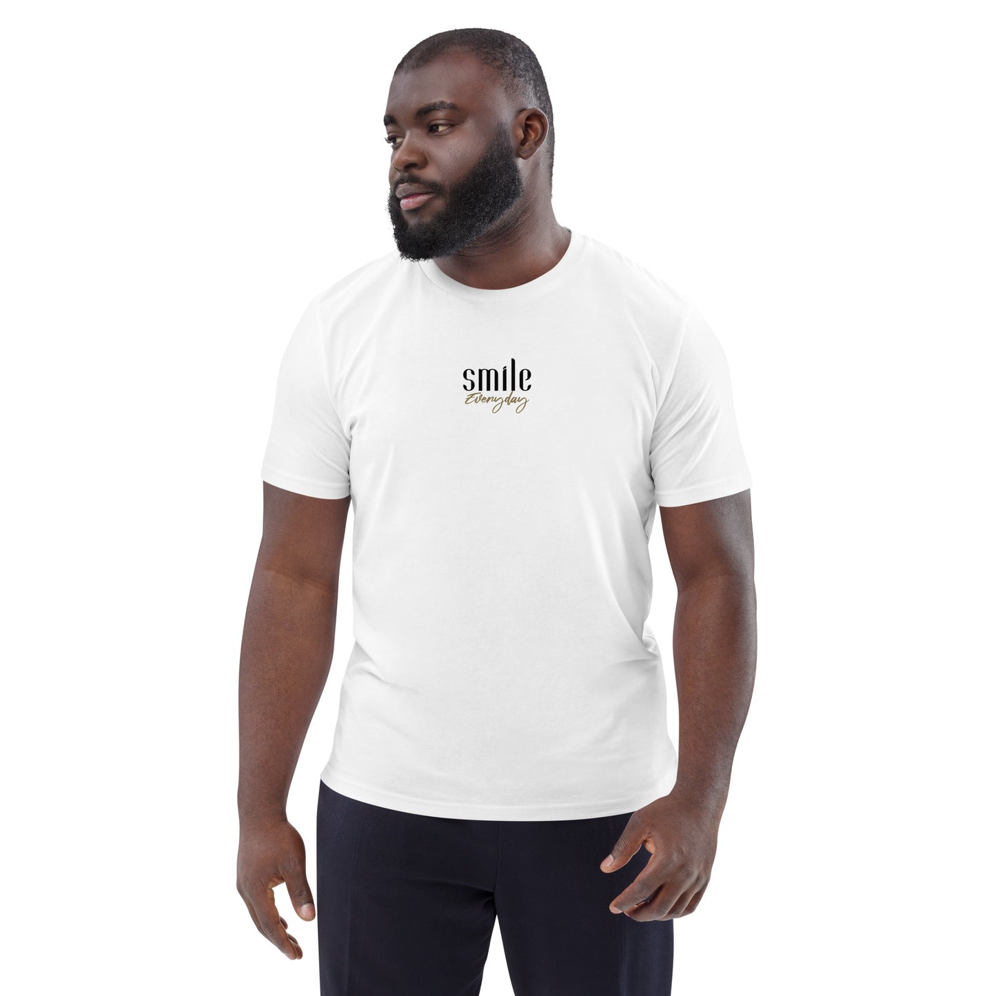 "Smile Everyday" Shirt Unisex (weiß)
