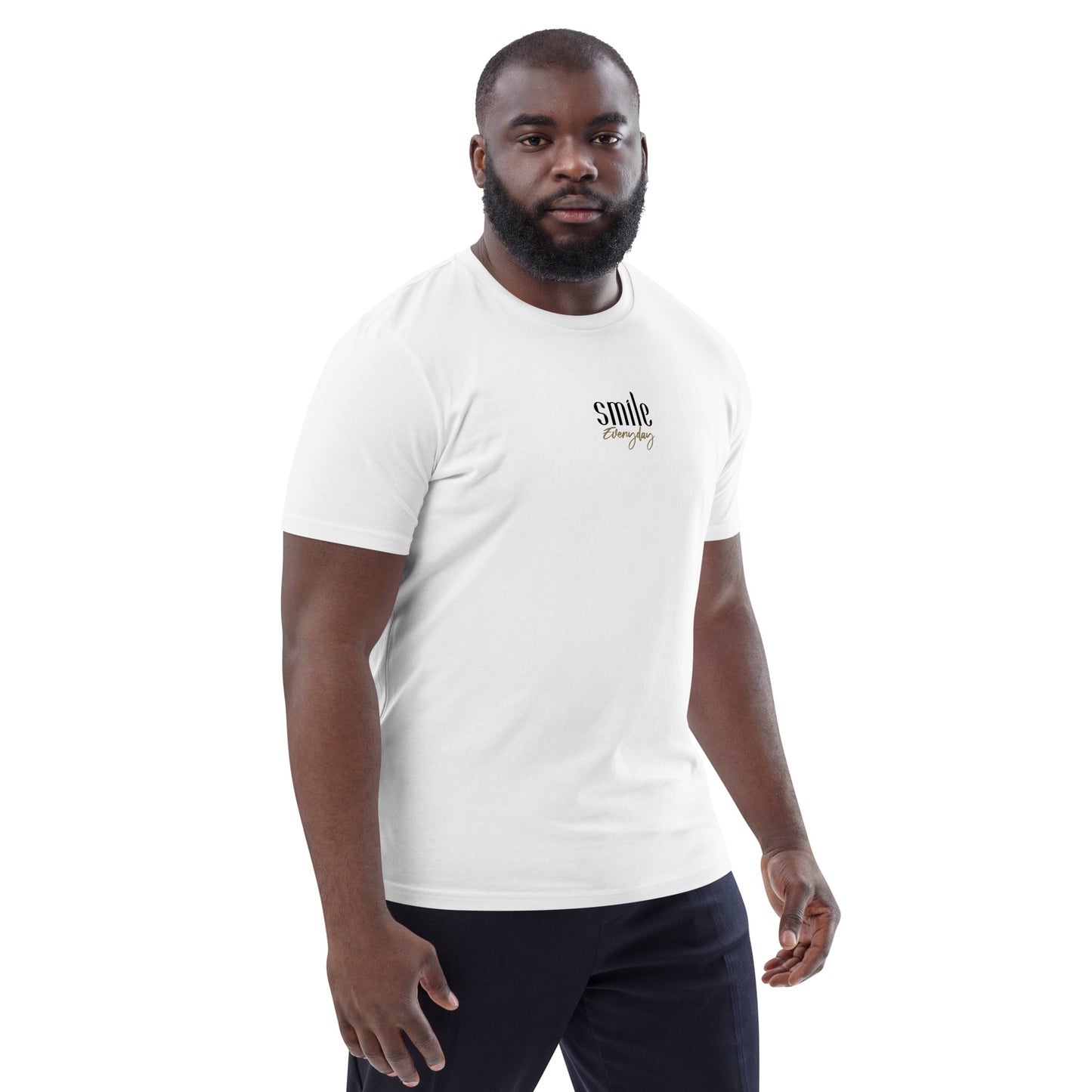 "Smile Everyday" Shirt Unisex (weiß)